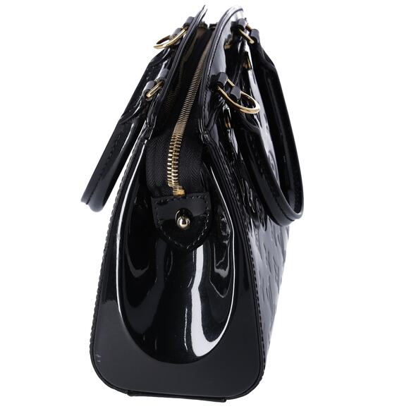 Louis Vuitton Brea PM Monogram Vernis Handbag M50600 Noir Patent Leather - Picture 5 of 10